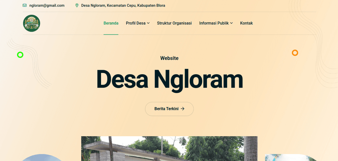 Ngloram Village Profile Website